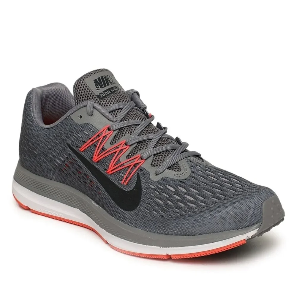 Nike Men's Zoom Winflo 5 Gunsmoke Gray Running Shoes Athletic Sneakers, Sz 10